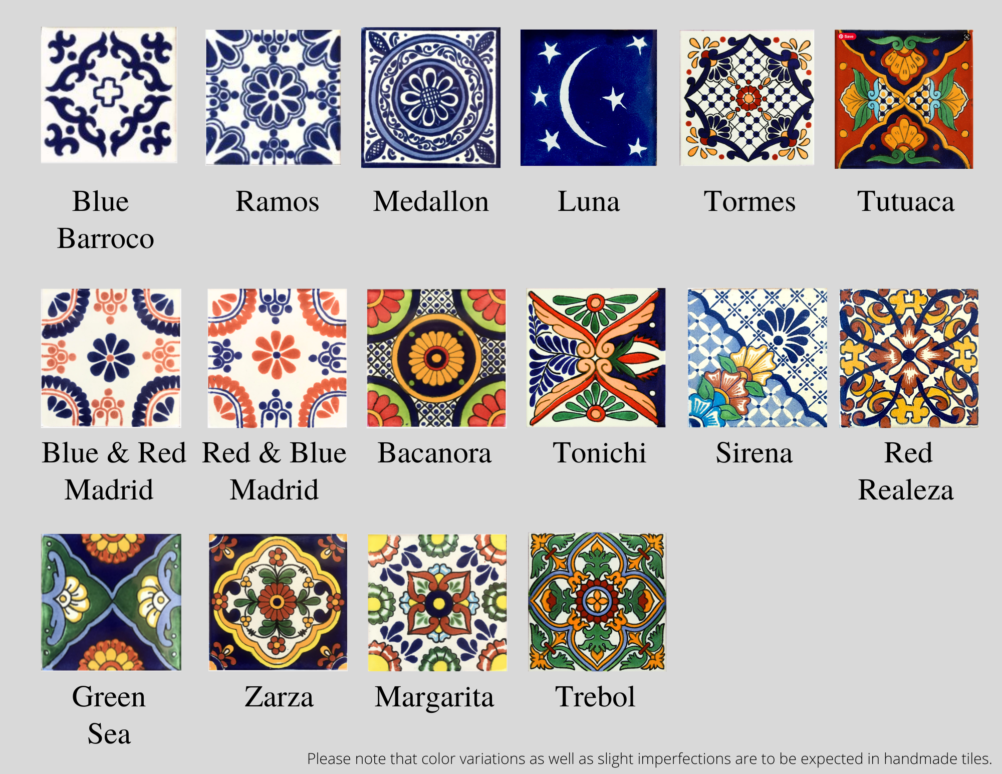 50 Mexican Tile Ornament Wedding Favors PERSONALIZED