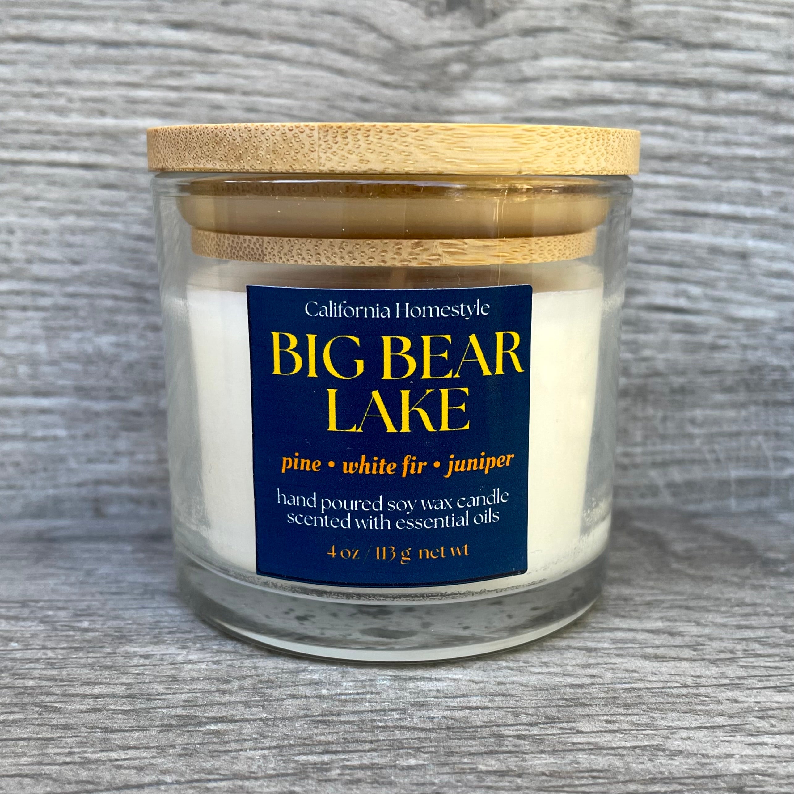 Big Bear Lake Scented Soy Wax Candle