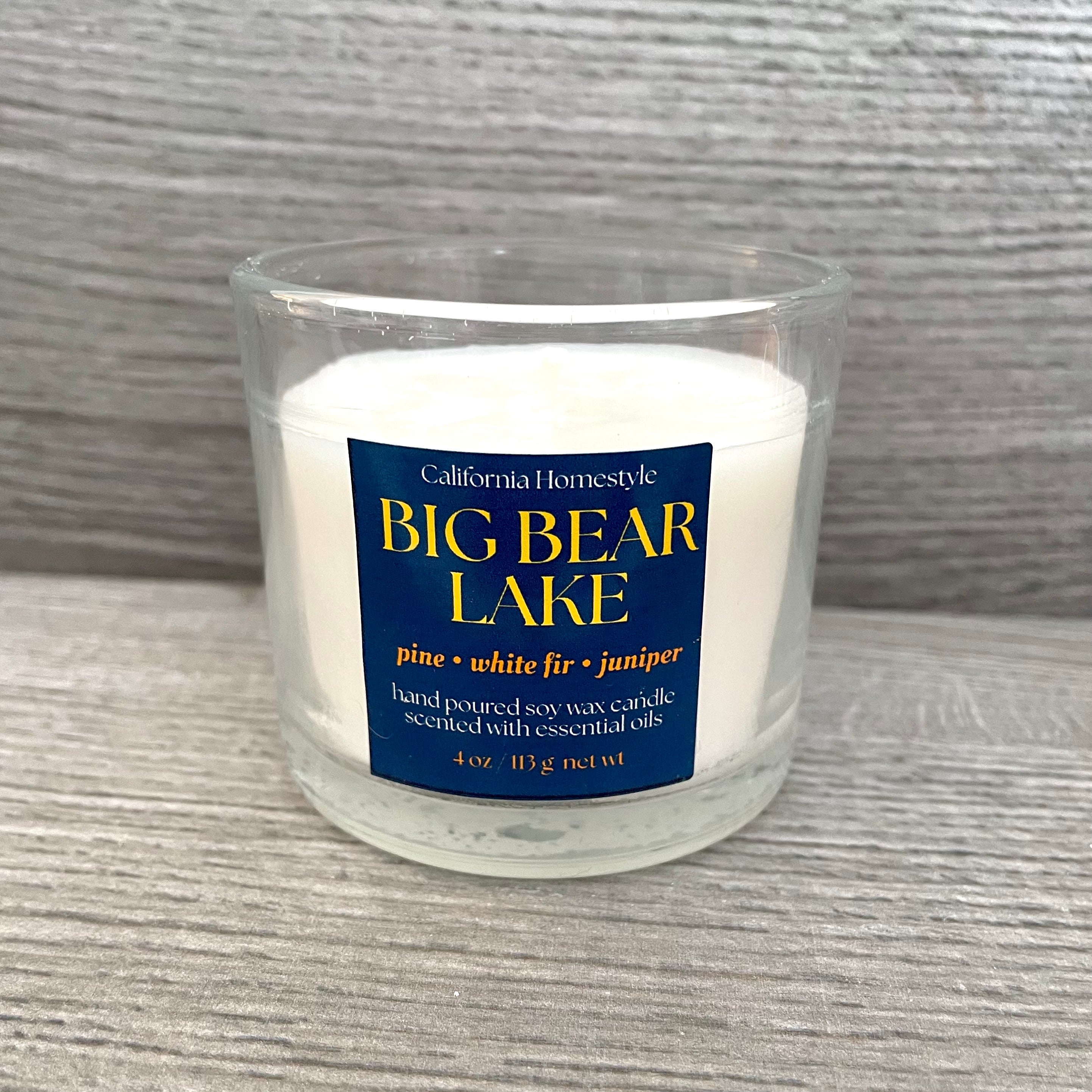 Big Bear Lake Scented Soy Wax Candle