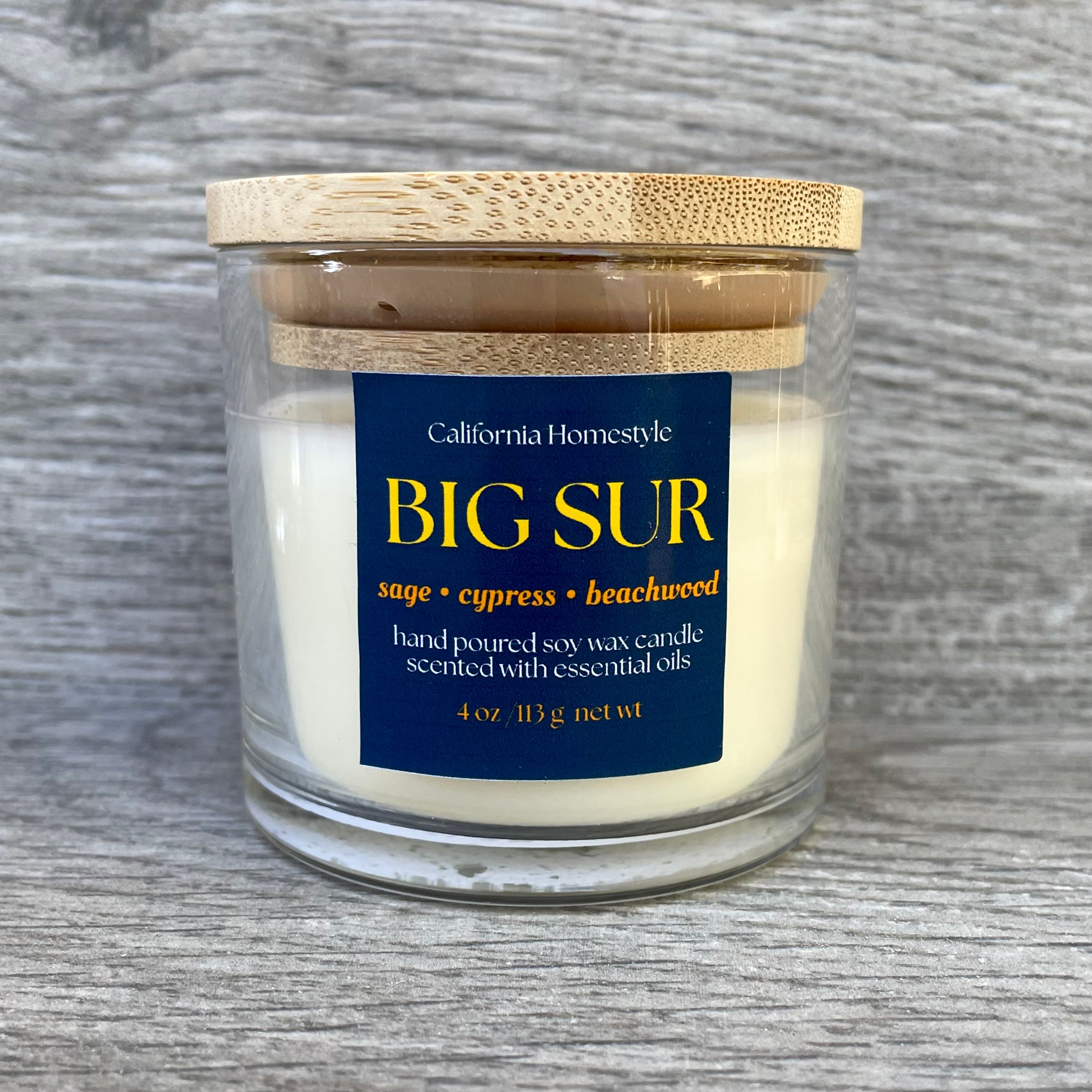 Big Sur Scented Soy Wax Candle