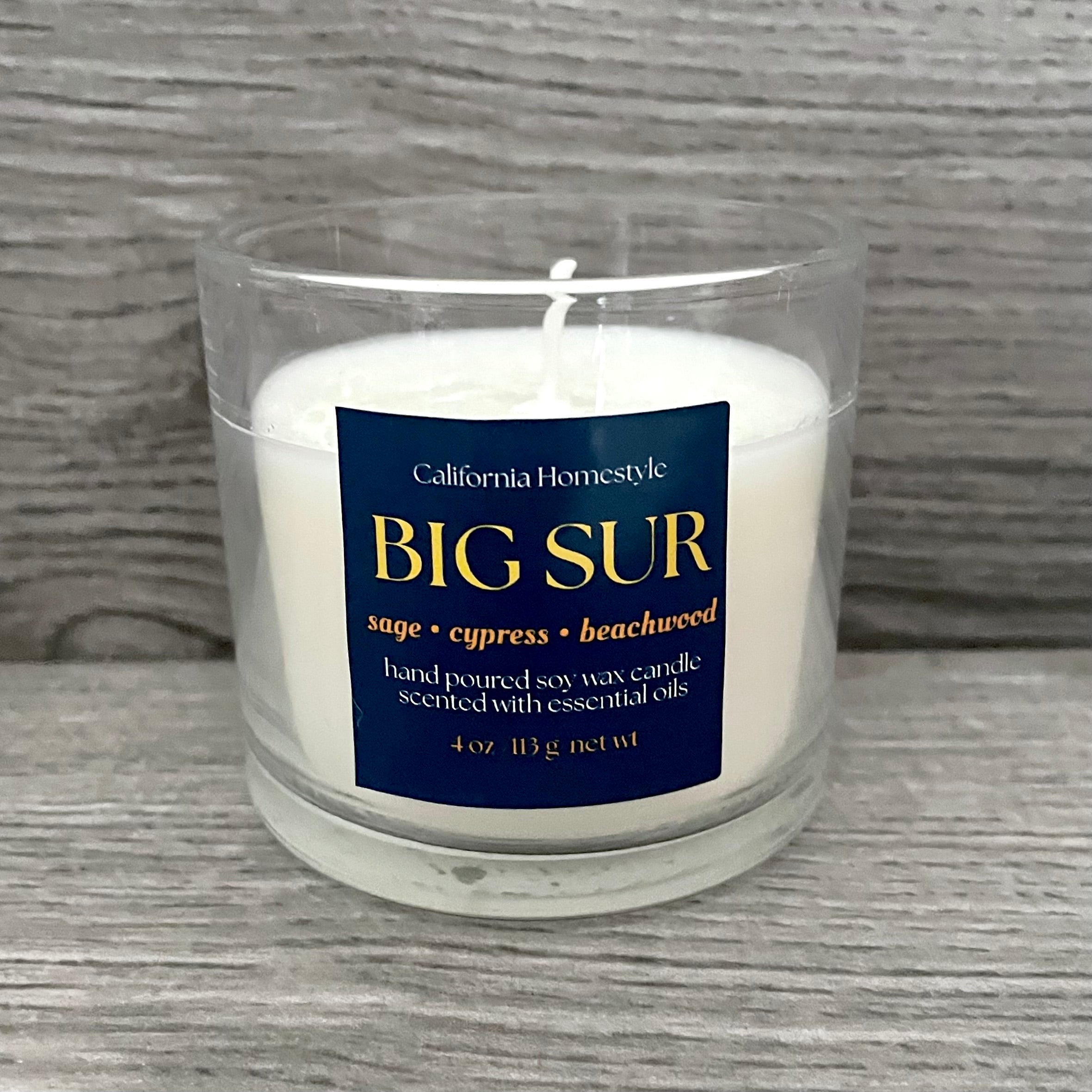 Big Sur Scented Soy Wax Candle