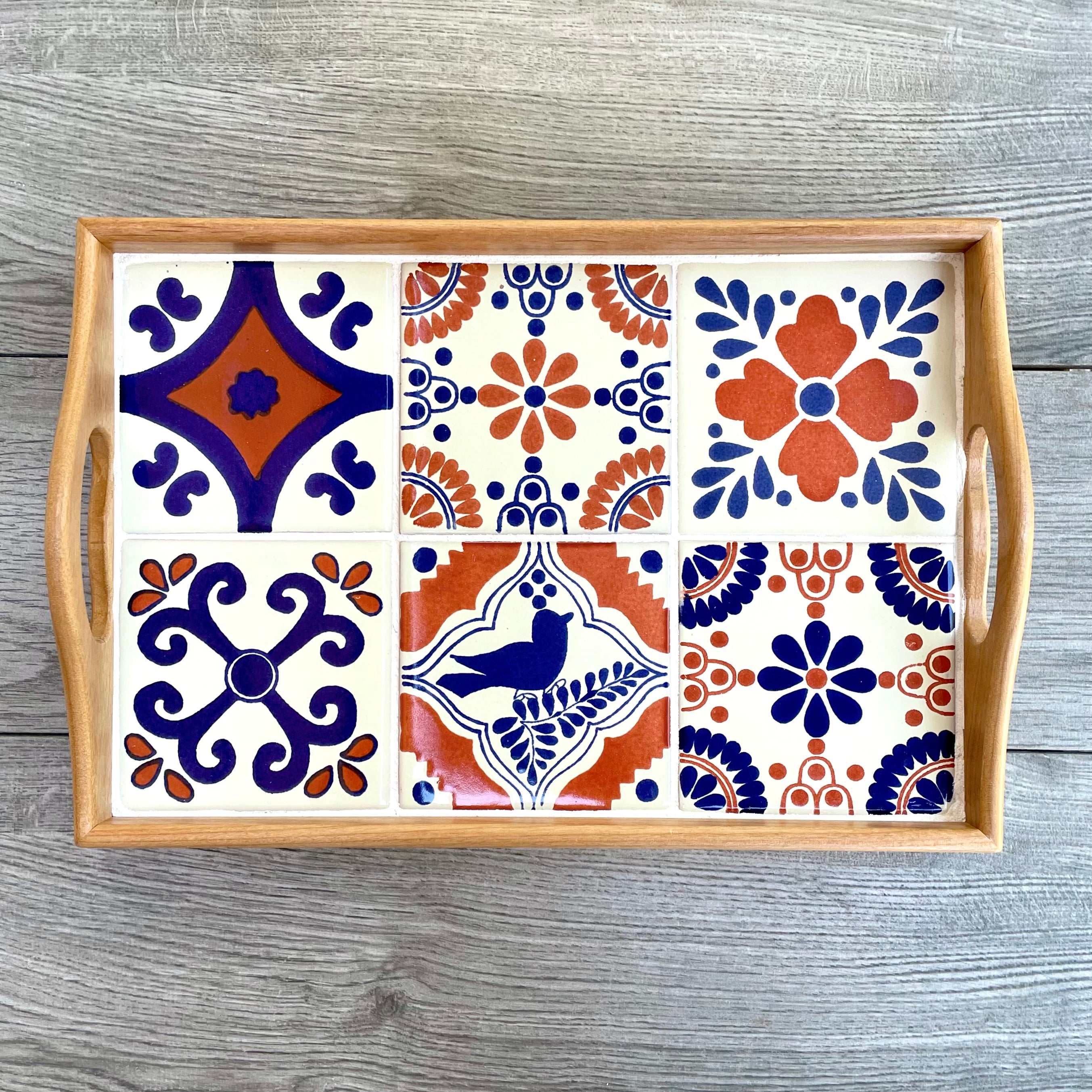 Mexican Talavera Tile Tray