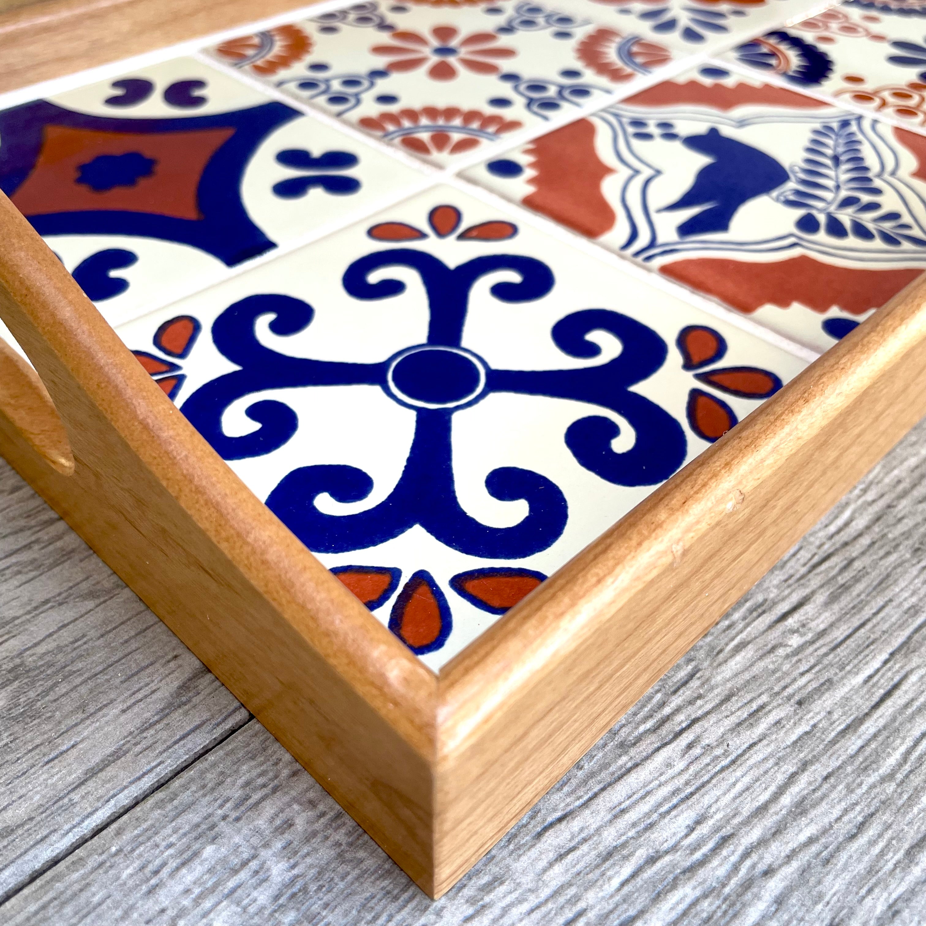 Mexican Talavera Tile Tray