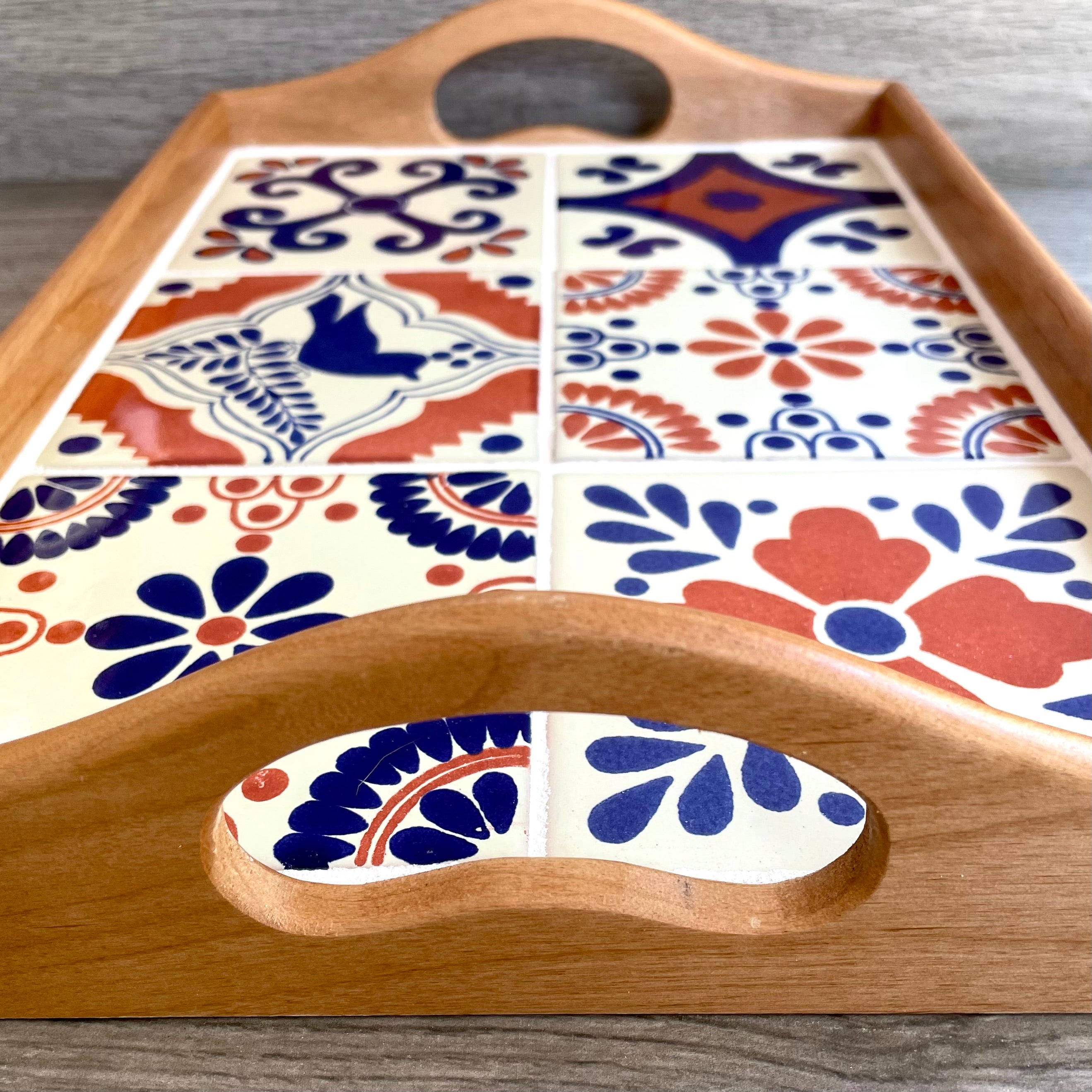Mexican Talavera Tile Tray