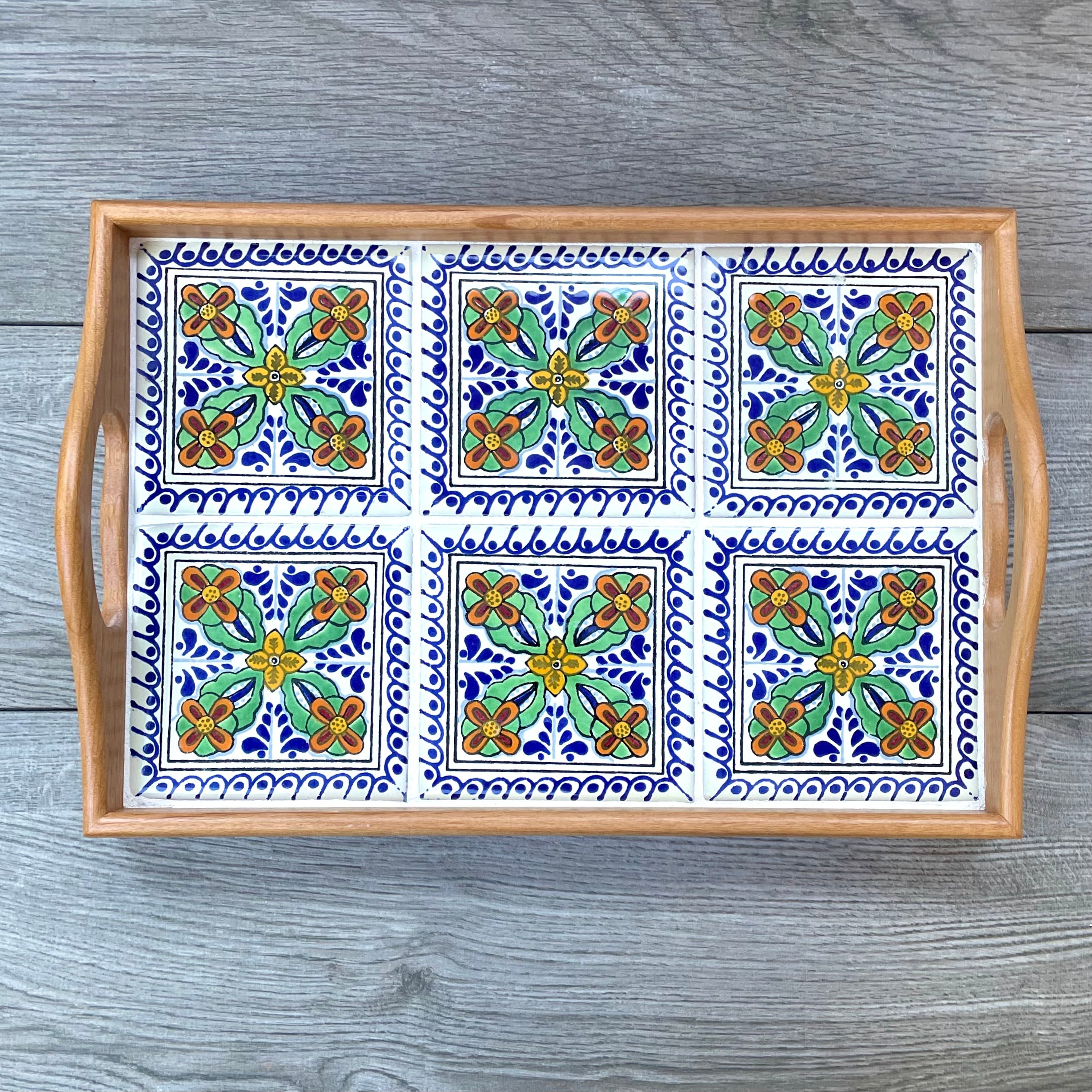 Mexican Talavera Tile Tray