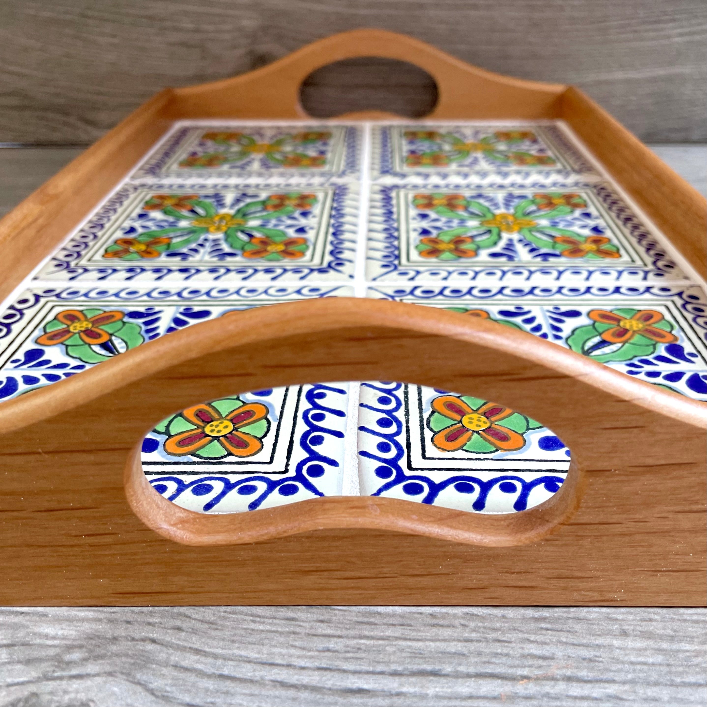 Mexican Talavera Tile Tray