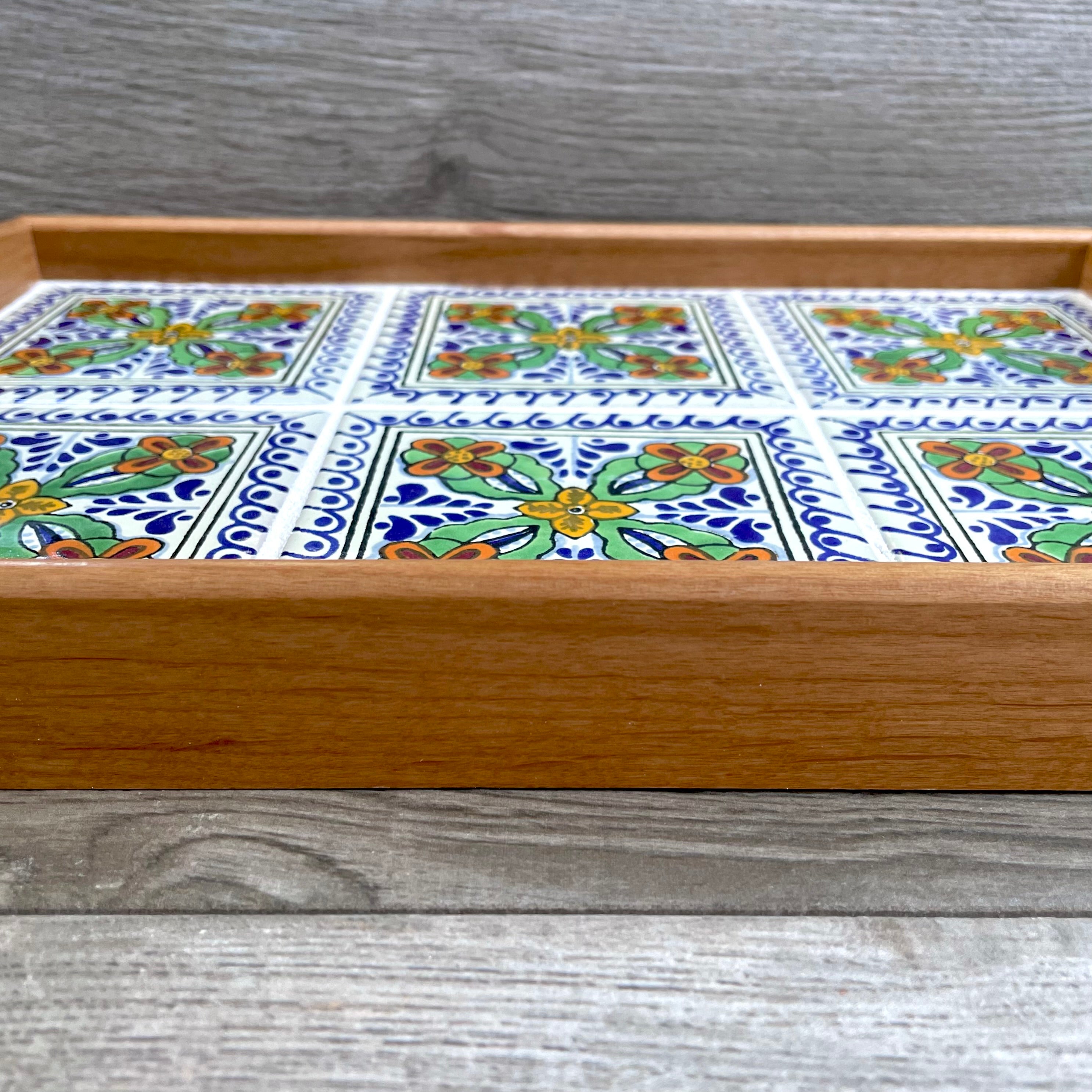 Mexican Talavera Tile Tray