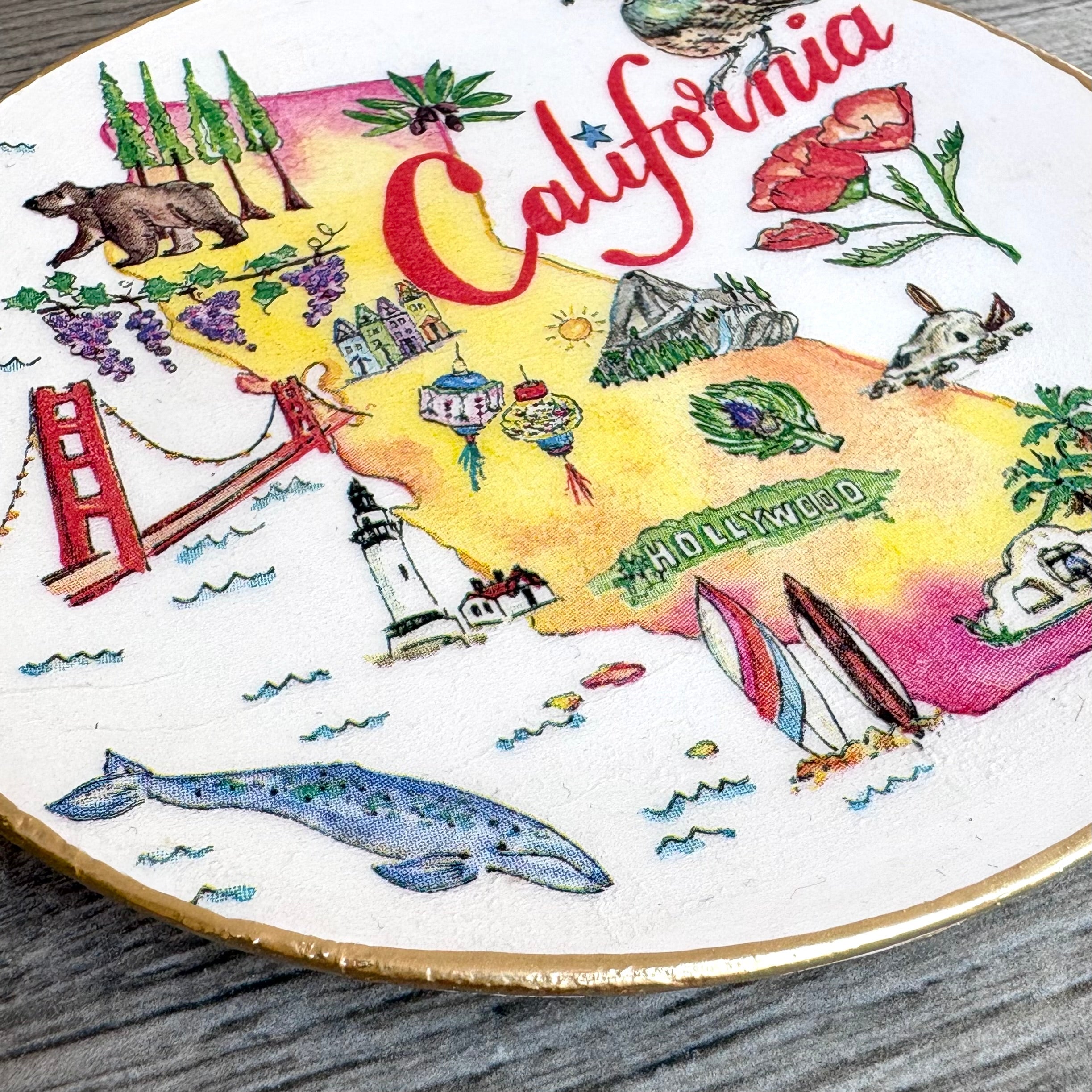 California Trinket Tray