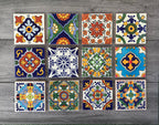 Choose Your Own Set of 4 Mexican Tile Coasters - Mix And Match
