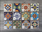 Choose Your Own Set of 4 Mexican Tile Coasters - Mix And Match