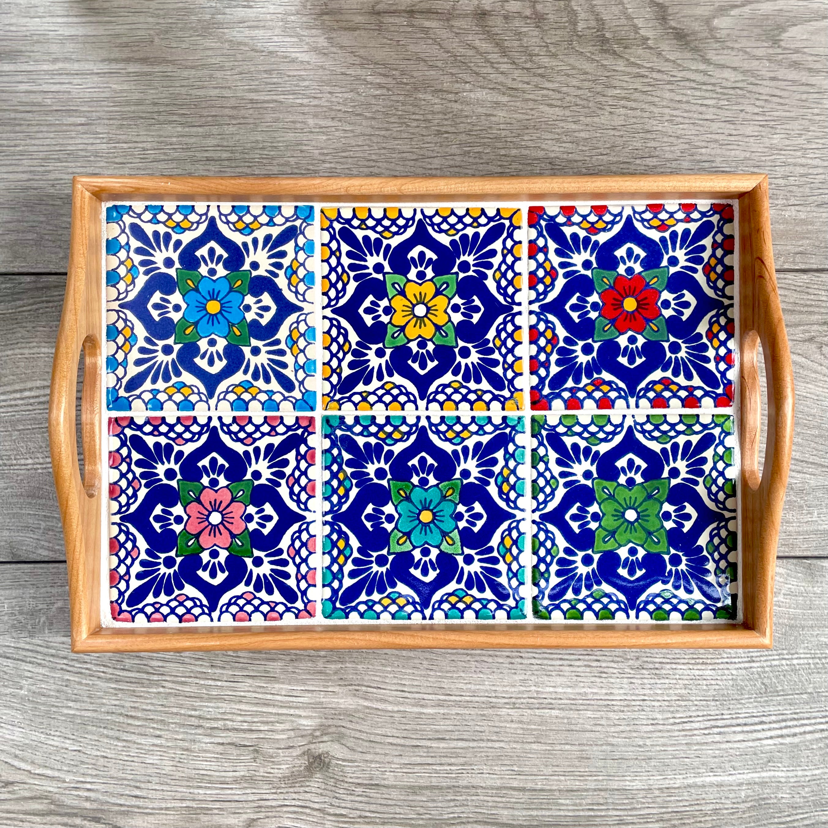 Mexican Talavera Tile Tray