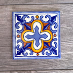 Mixed Set of 4 Mexican Tile Coasters