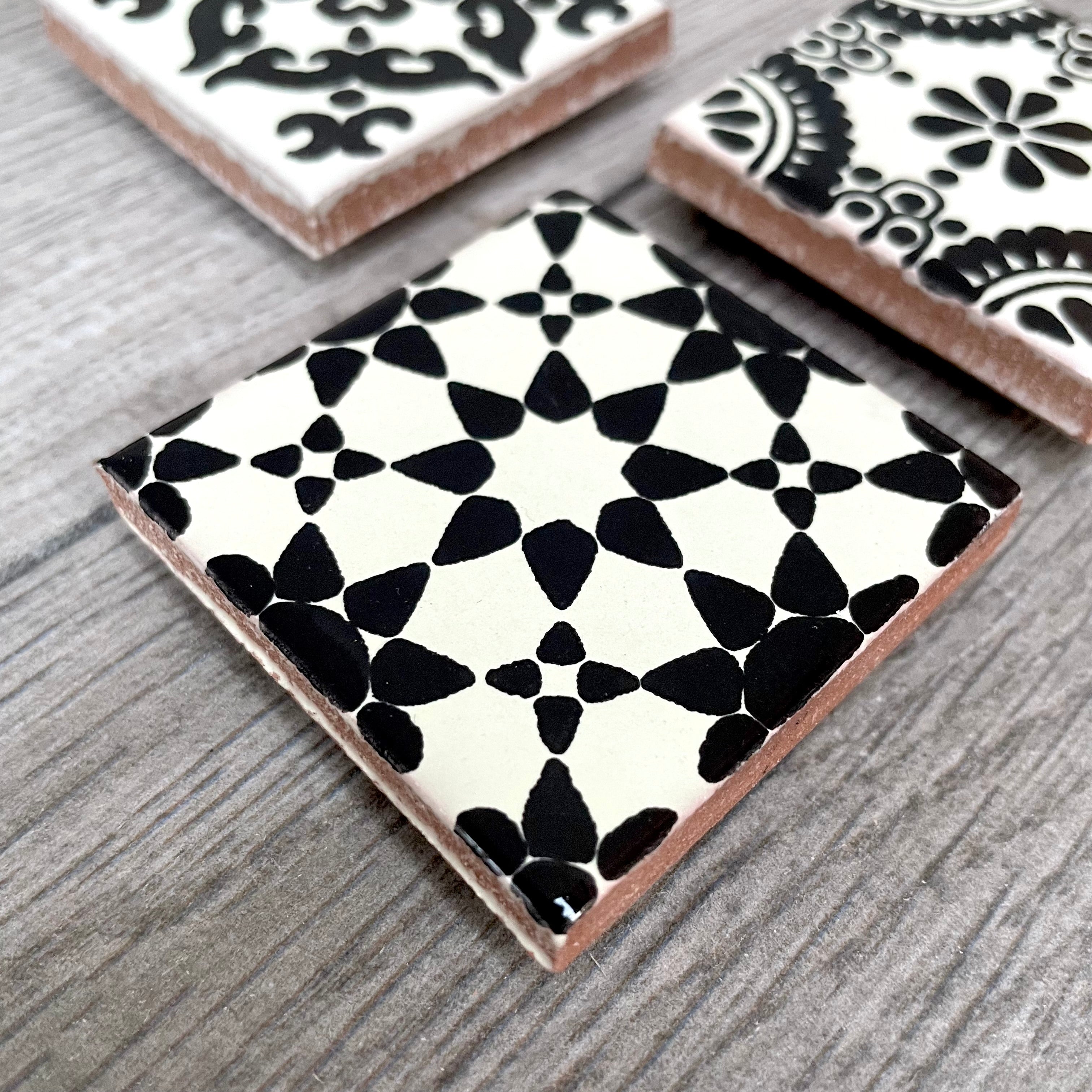Set of 3 Mexican Tile Magnets