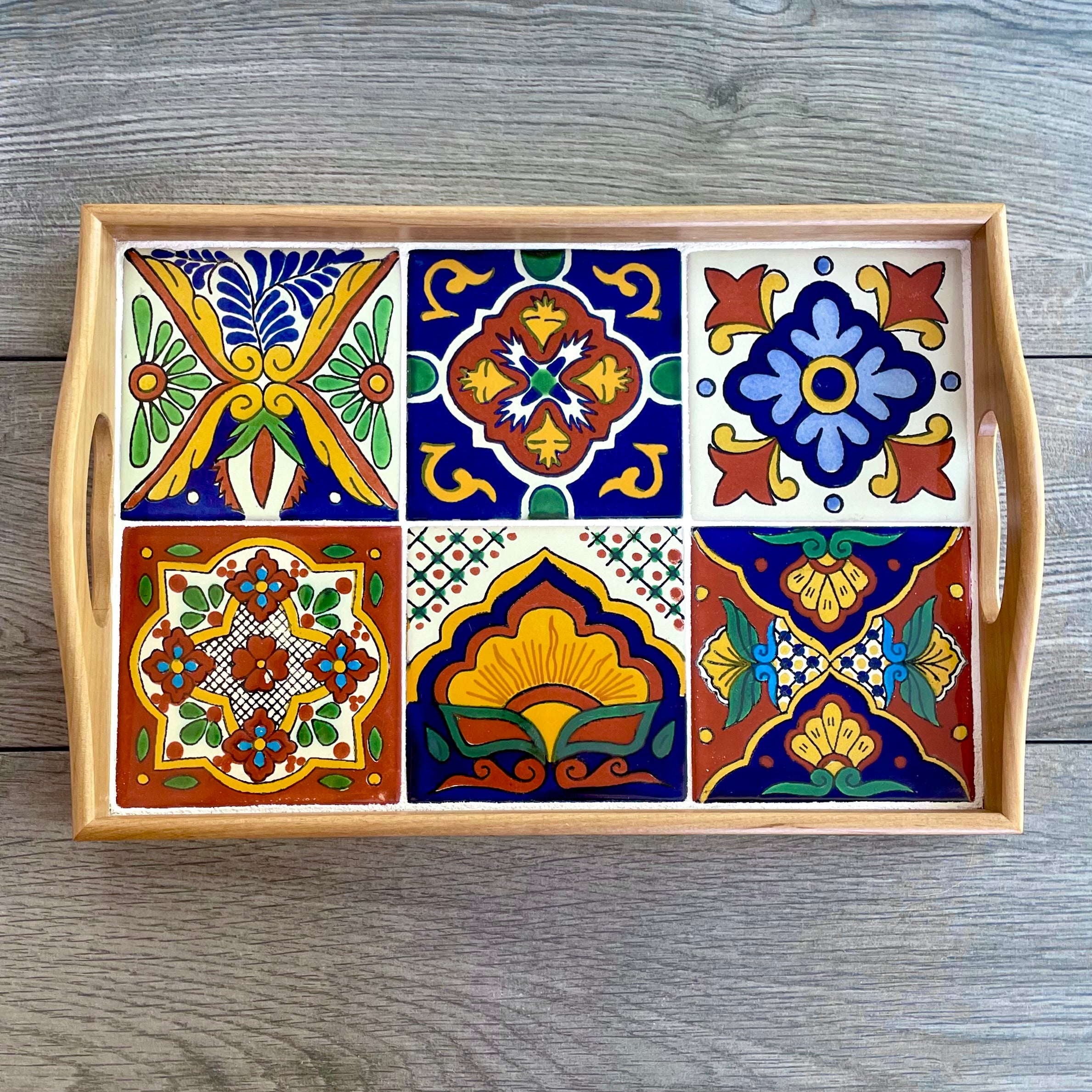 Mexican Talavera Tile Tray