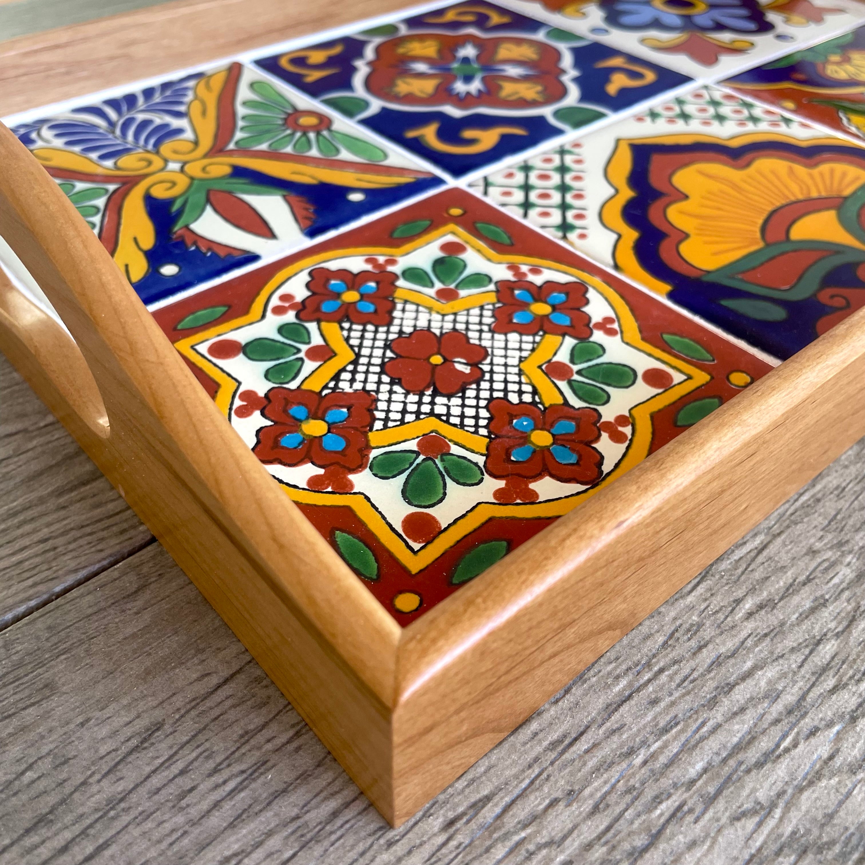 Mexican Talavera Tile Tray