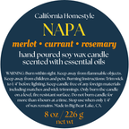 Napa Scented Soy Wax Candle