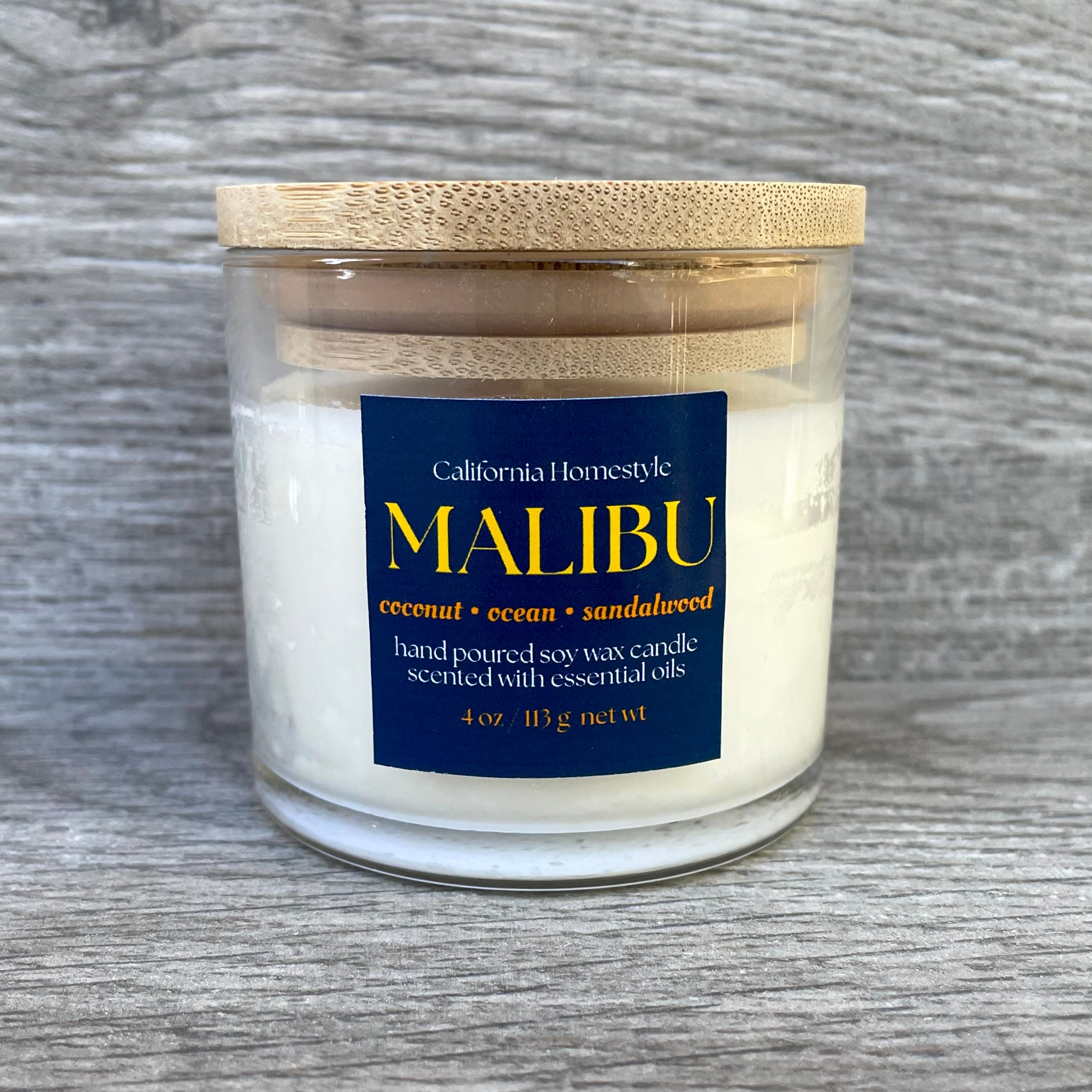 Malibu Scented Soy Wax Candle
