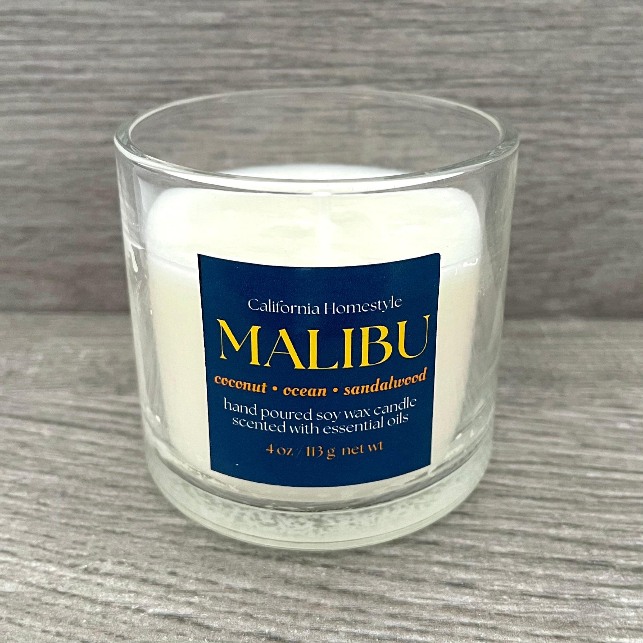 Malibu Scented Soy Wax Candle