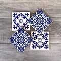 Mixed Set of 4 Mexican Tile Coasters