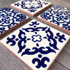 Mixed Set of 4 Mexican Tile Coasters