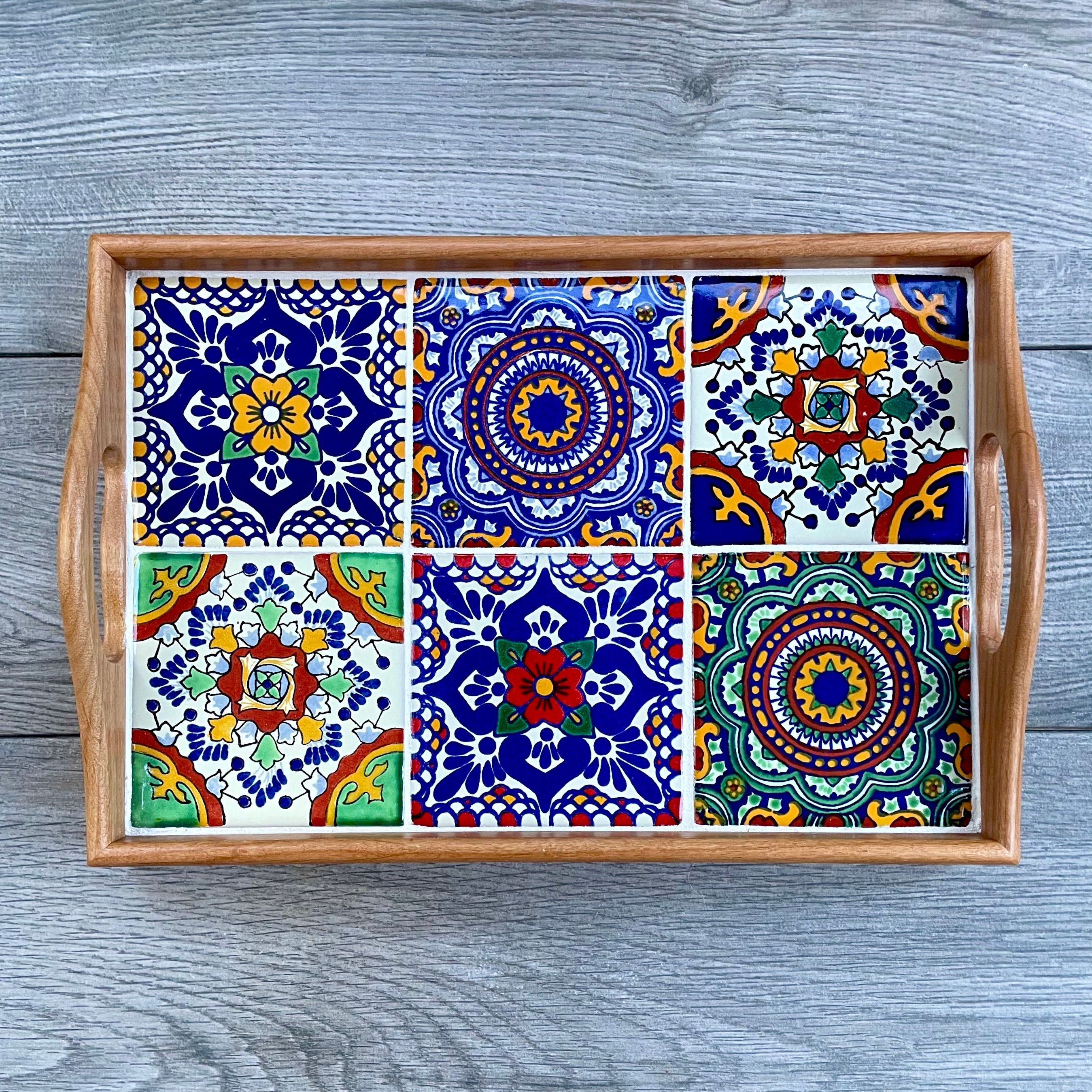 Mexican Talavera Tile Tray