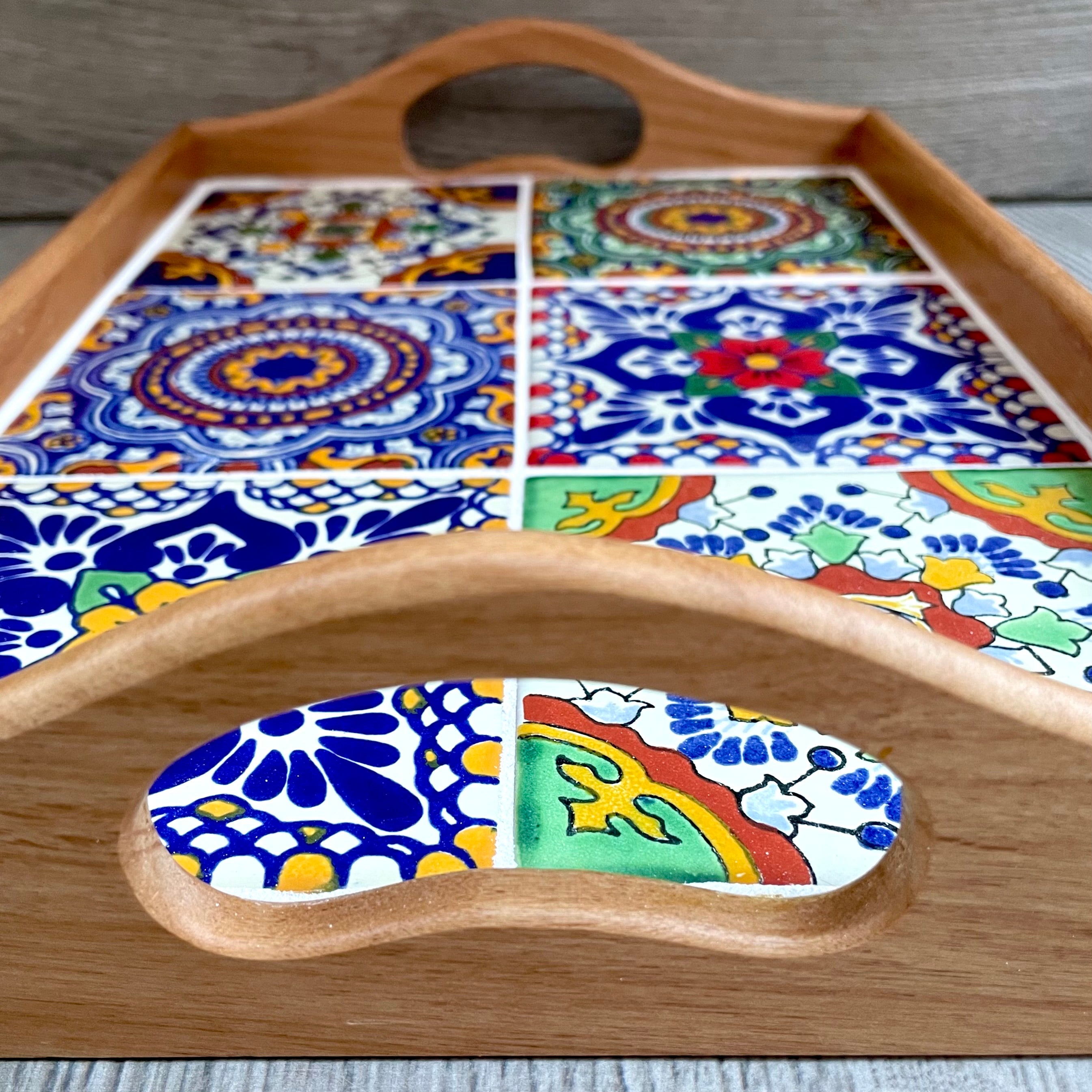 Mexican Talavera Tile Tray
