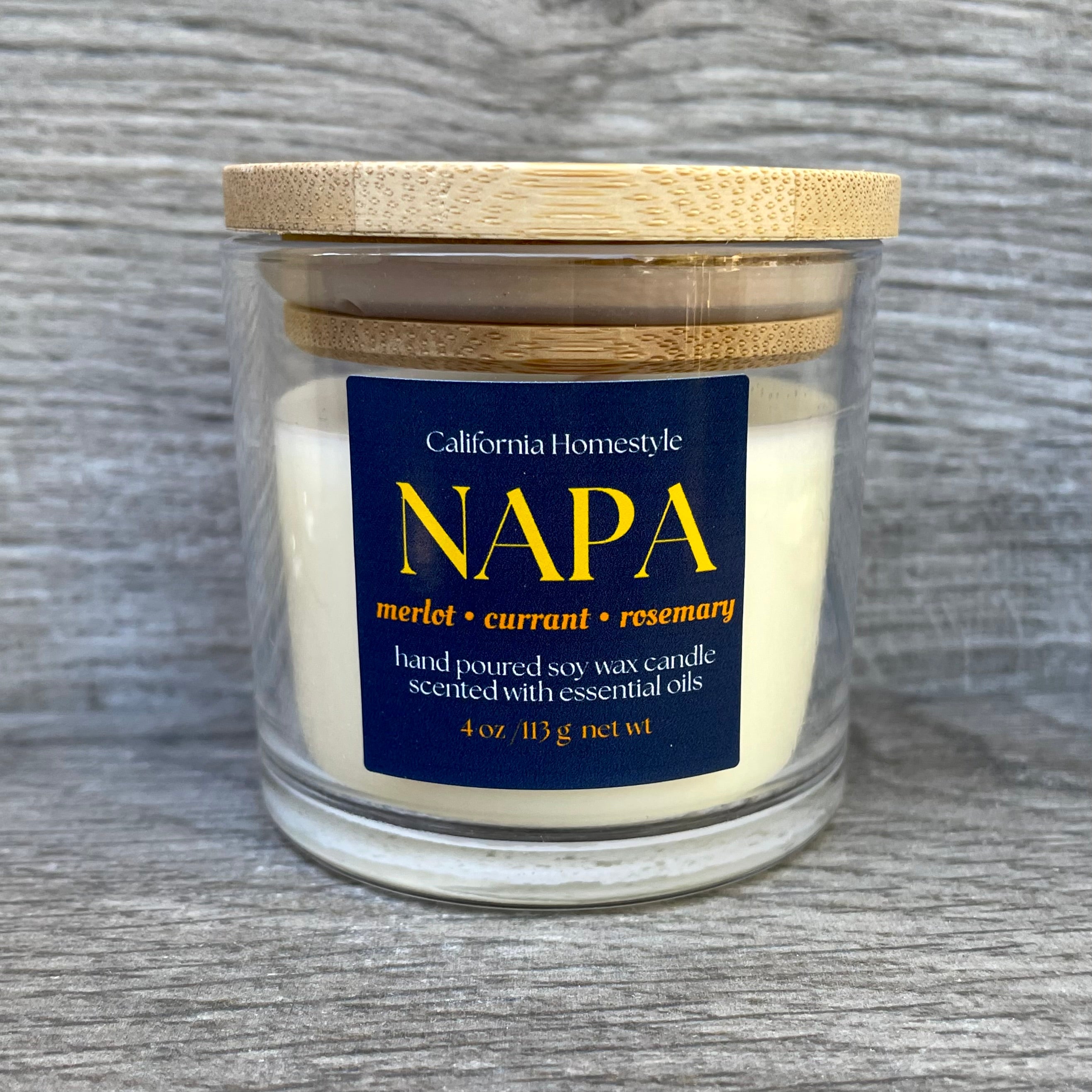 Napa Scented Soy Wax Candle