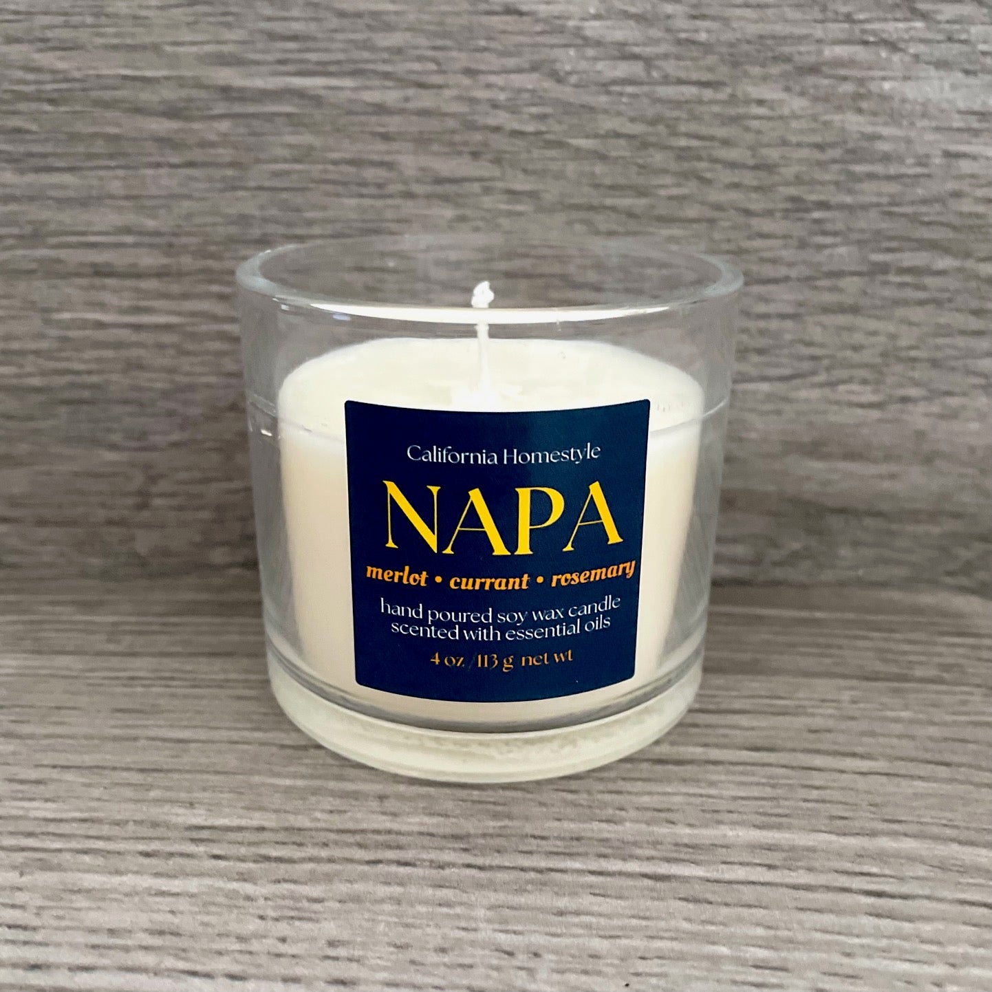 Napa Scented Soy Wax Candle