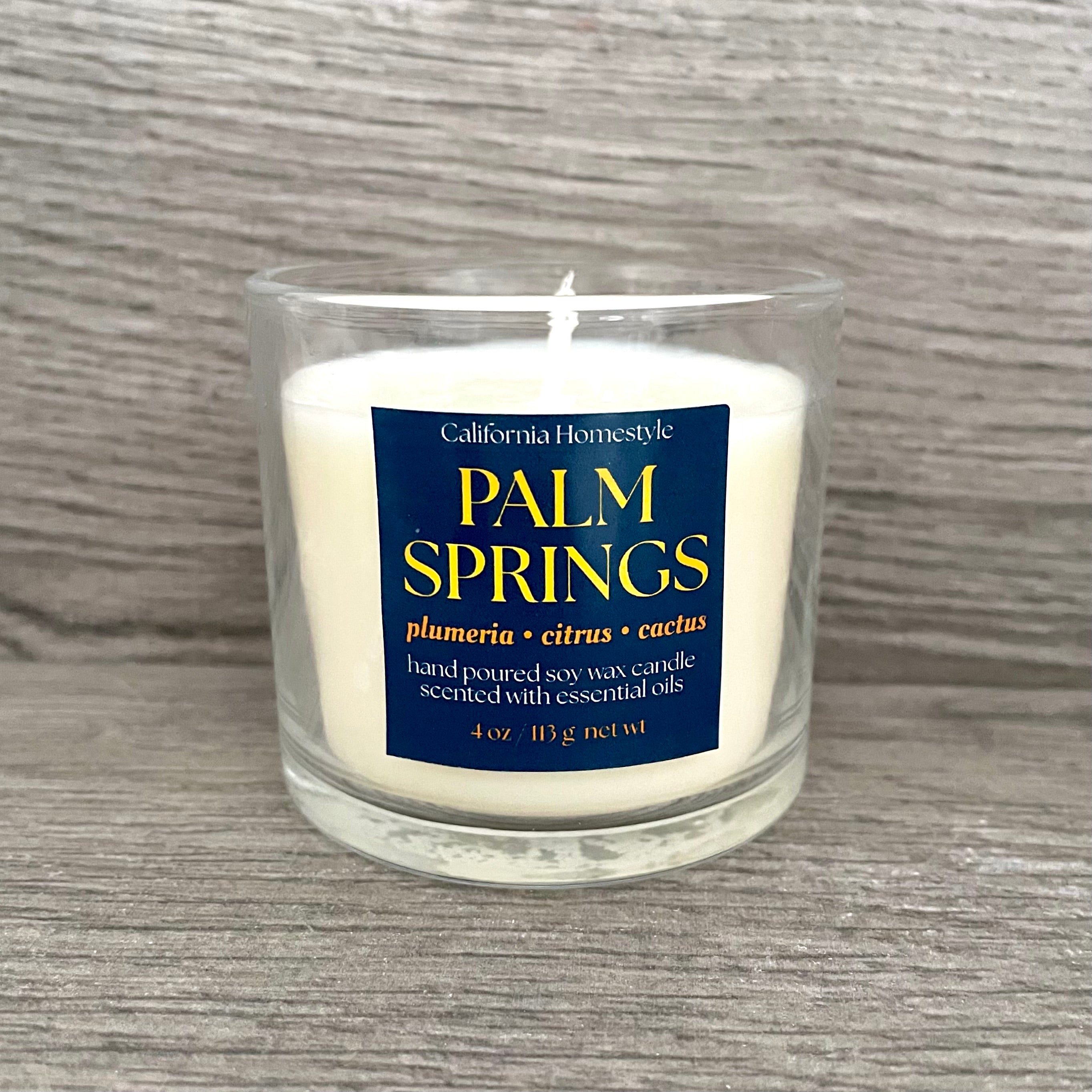 Palm Springs Scented Soy Wax Candle