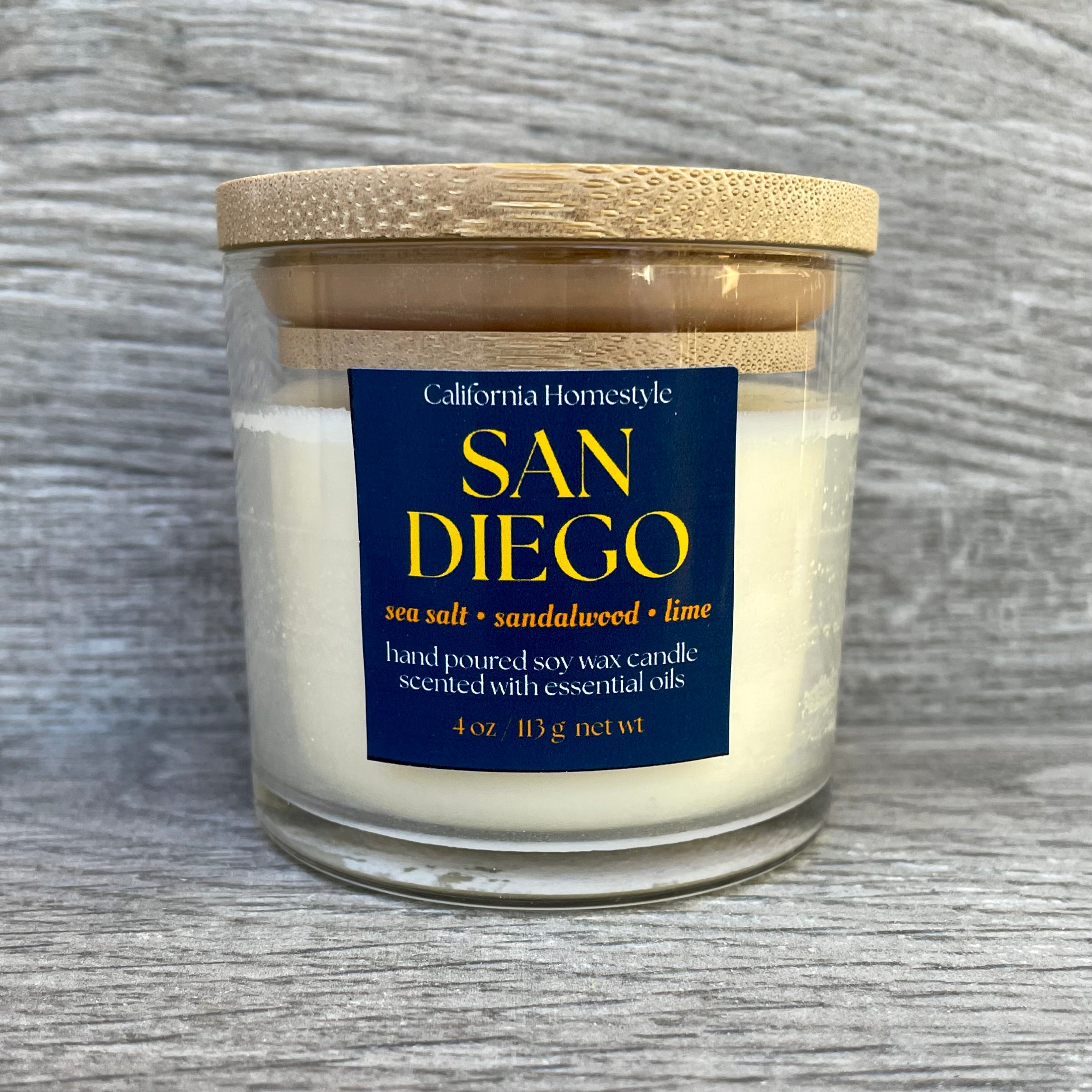 San Diego Scented Soy Wax Candle