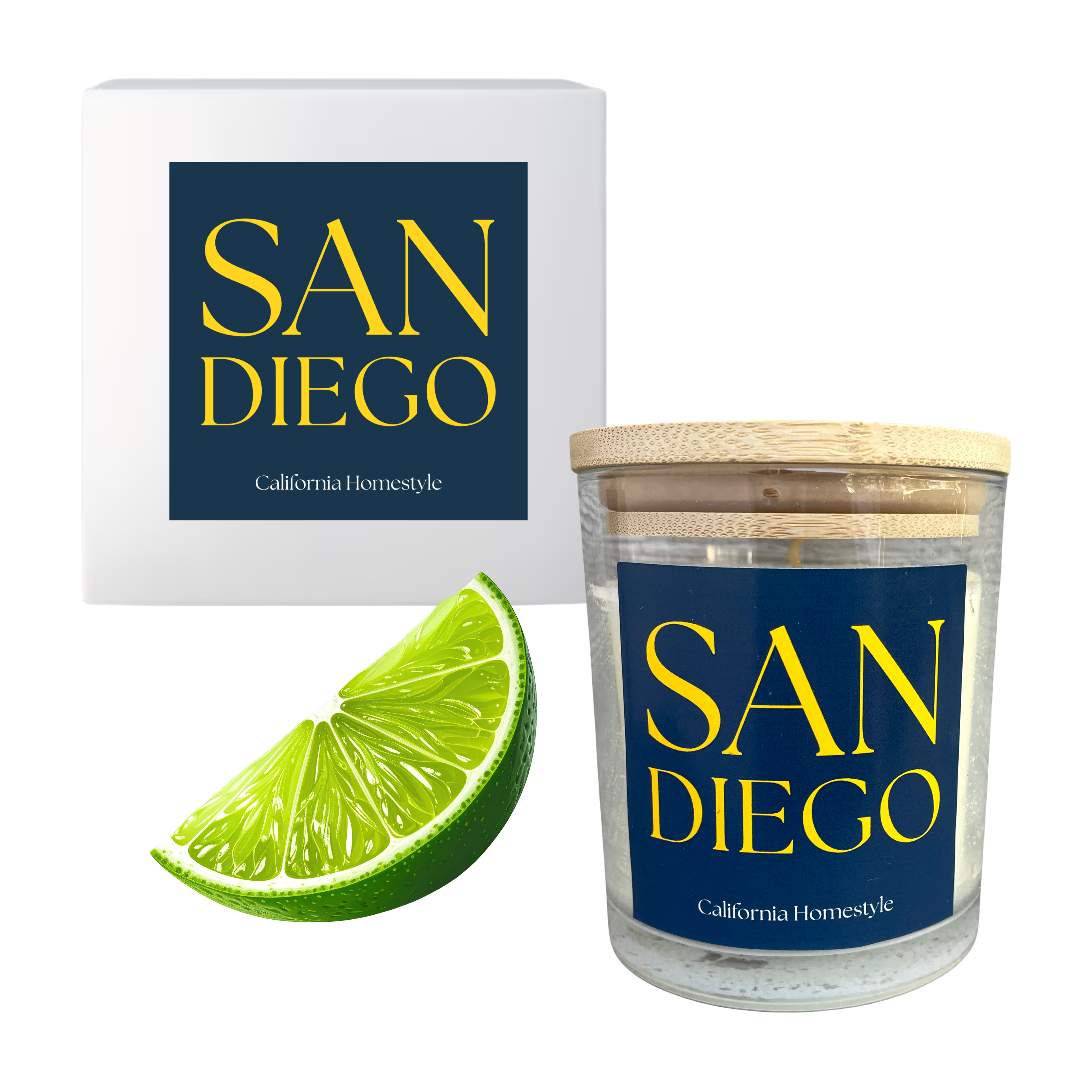 San Diego Scented Soy Wax Candle