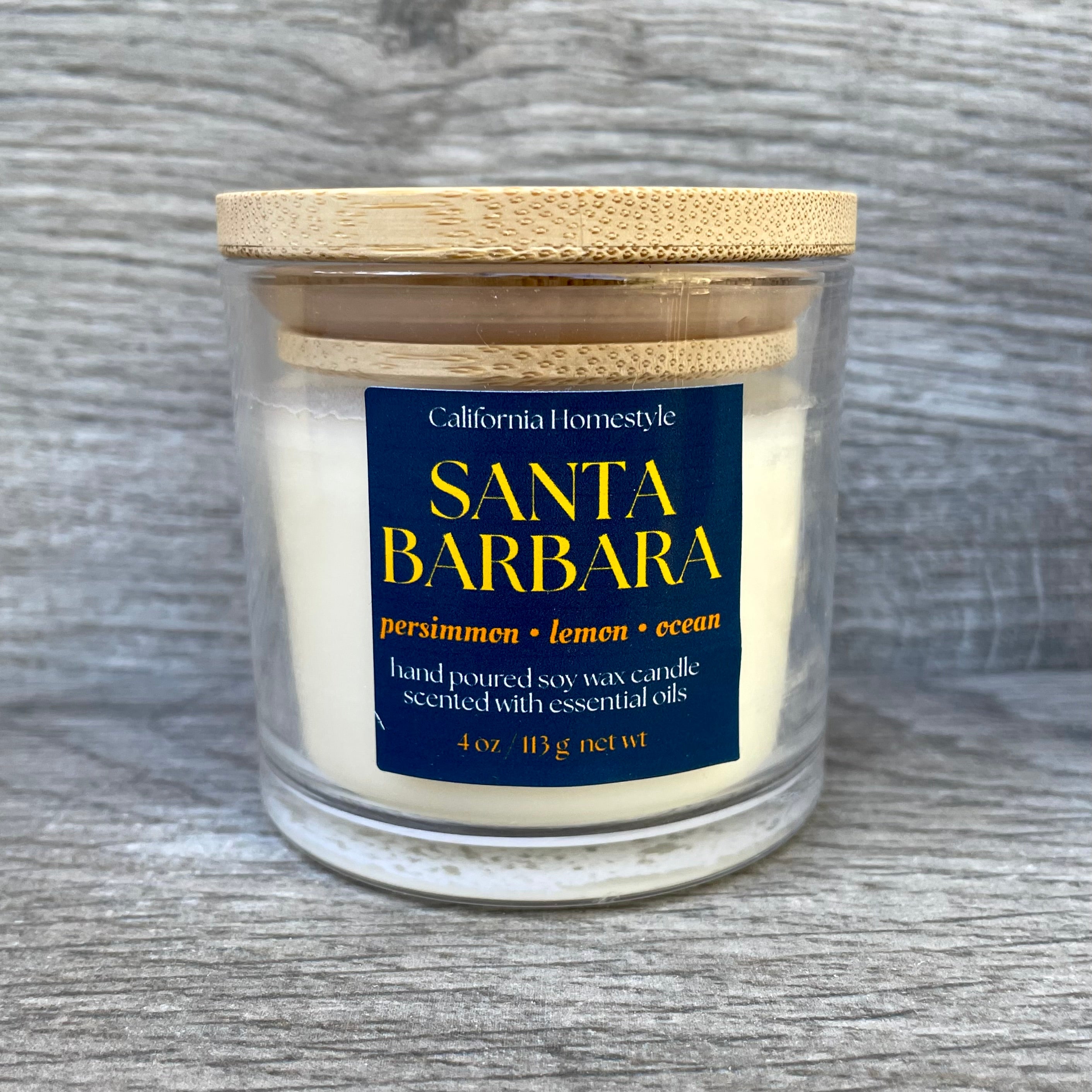Santa Barbara Scented Soy Wax Candle