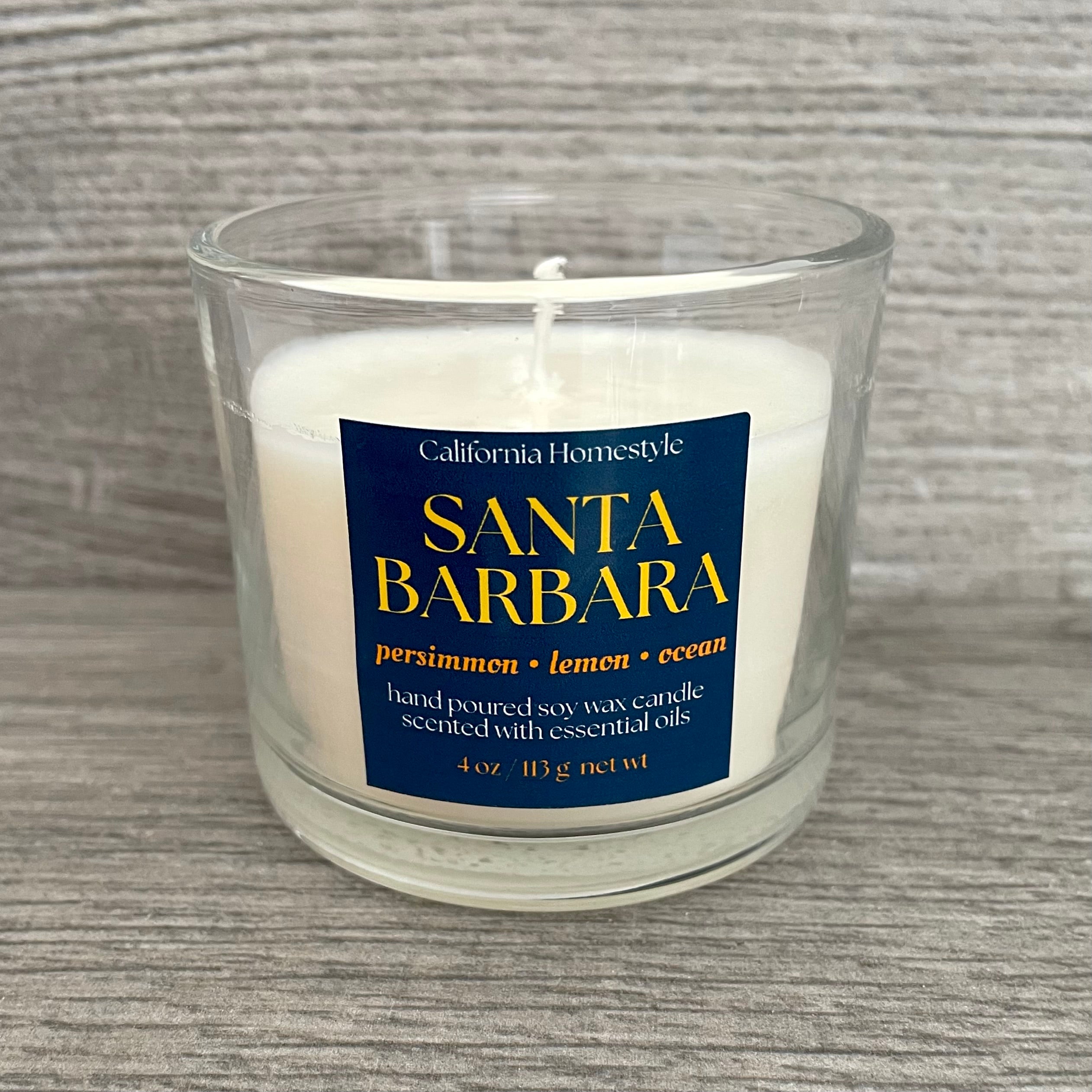 Santa Barbara Scented Soy Wax Candle