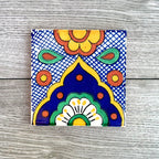 Mixed Set of 4 Mexican Tile Coasters