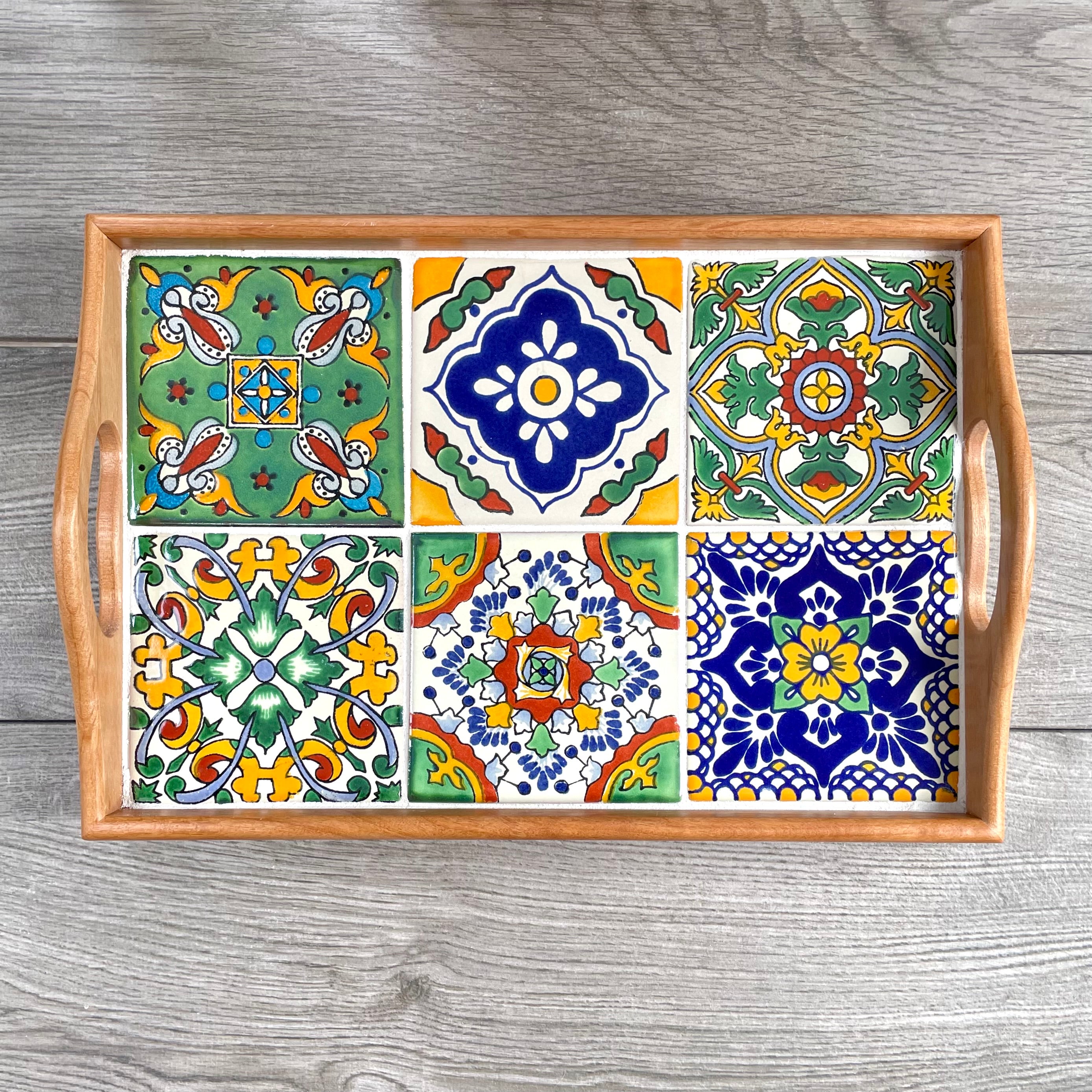 Mexican Talavera Tile Tray