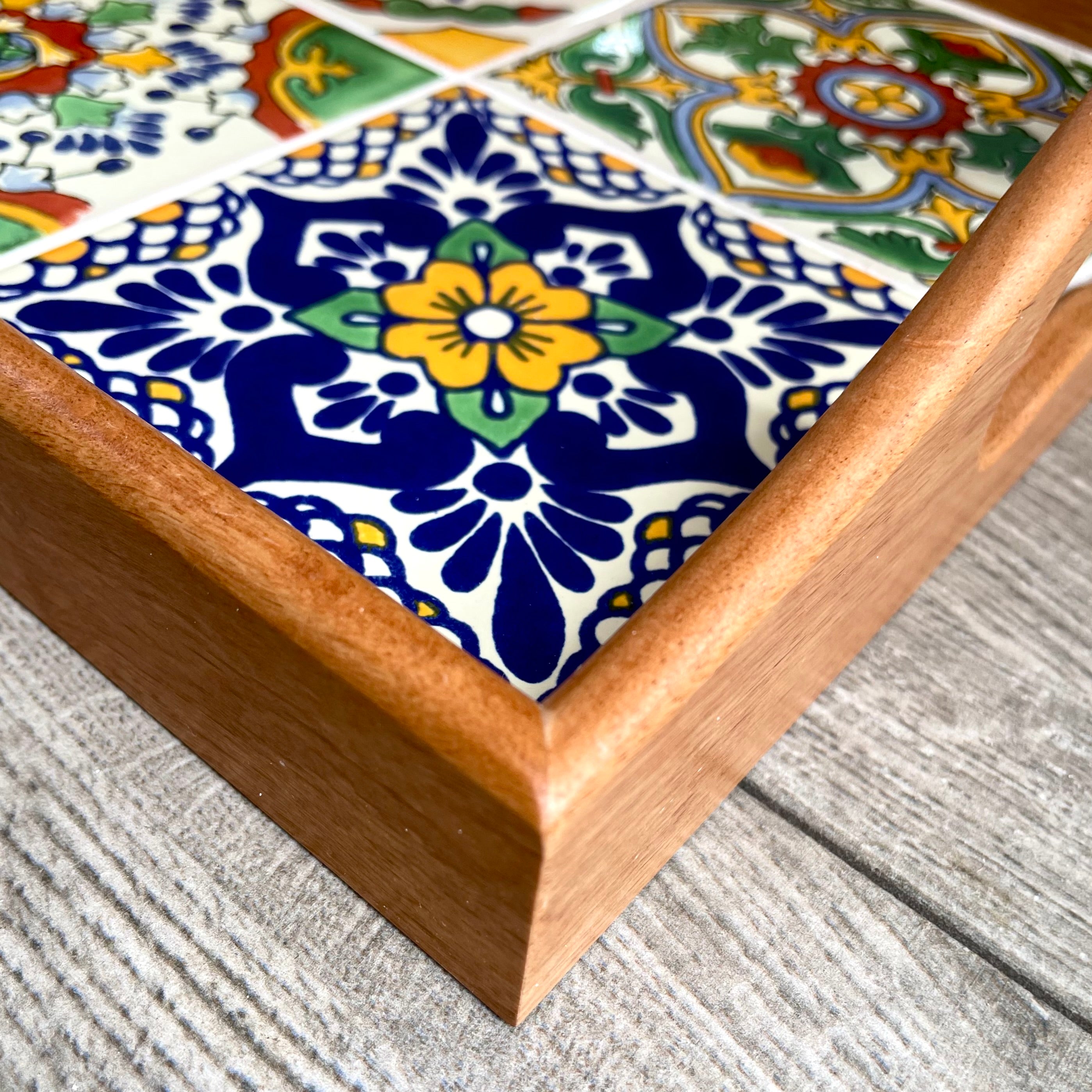 Mexican Talavera Tile Tray
