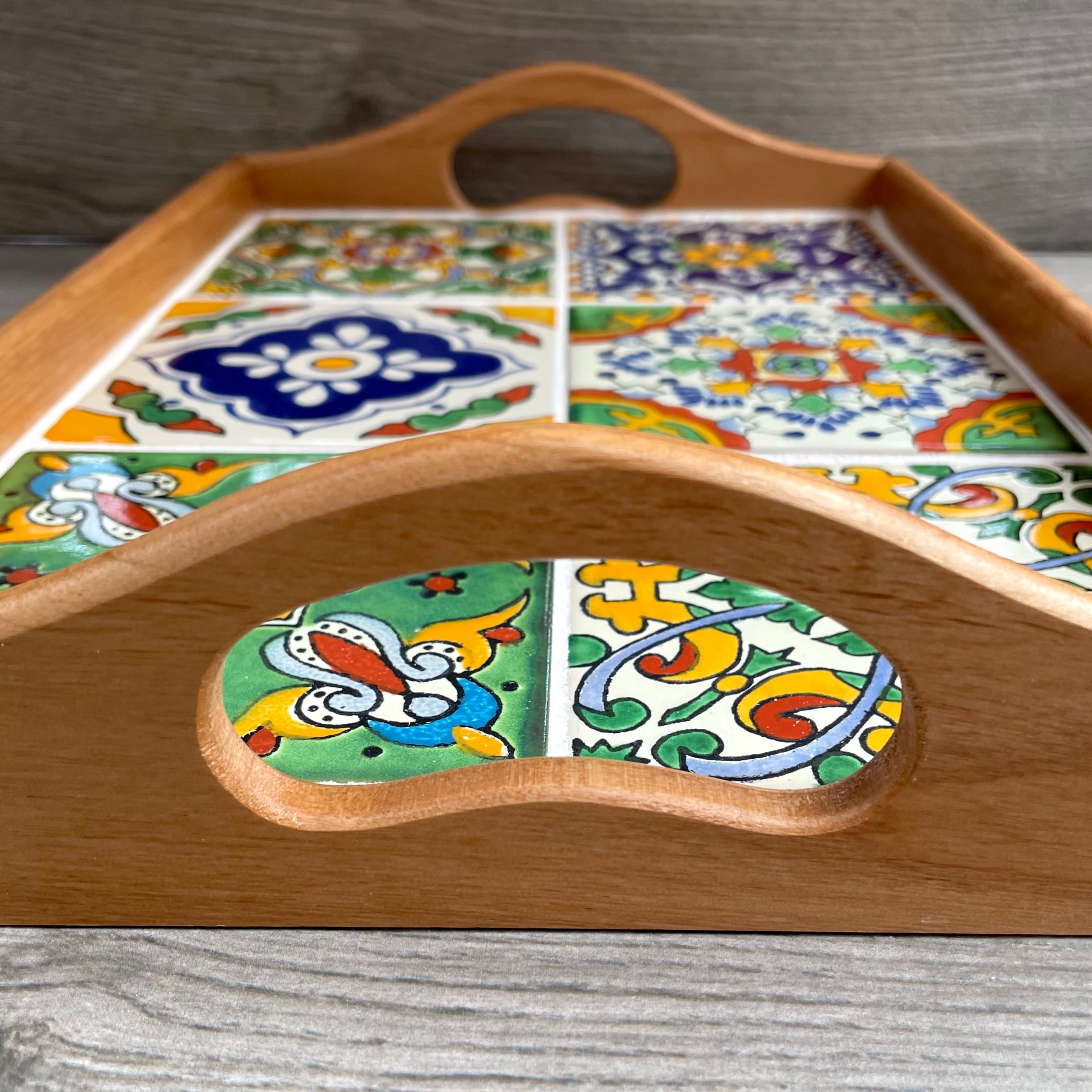 Mexican Talavera Tile Tray