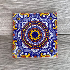 Mixed Set of 4 Mexican Tile Coasters