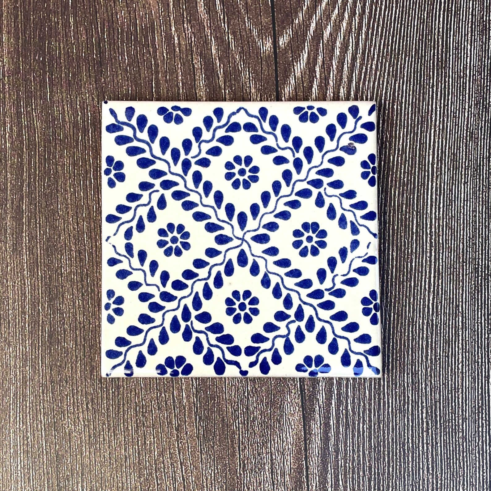Mixed Set of 4 Mexican Tile Coasters