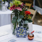 10 Mexican Talavera Tile Wedding Table Numbers